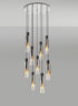 Brooks Slim Round Pendant 9 Light